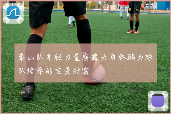 泰山队年轻力量崭露头角韩鹏为球队培养的宝贵财富